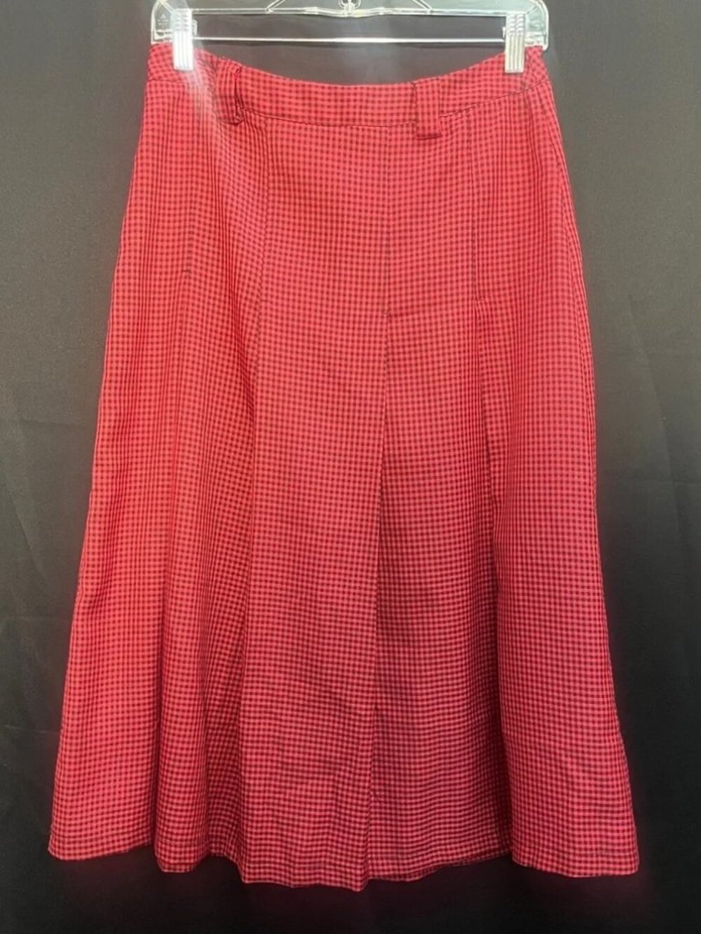 ❤️🖤✨ Classic Red & Black Gingham A-Line Skirt | Vintage or SHEIN? You Decide...